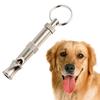Ultrasonic Pet Dog Puppy Whistle Sound Obedience Training Key Ring Trainer