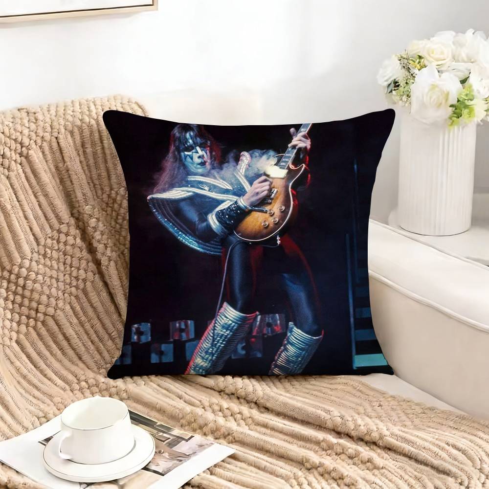 COOL AAce FFrehleyes Square DoubleSided printed Pillow Case Bedroom Bedside Pillow Sofa Cushion Cover