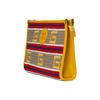 GUCCI Fabric With Leather Clutch Womens Yellow Red