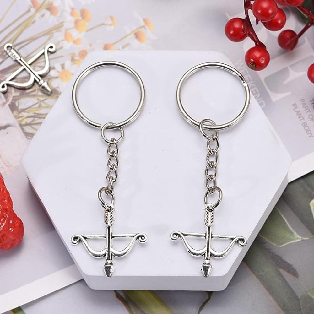100Pcs Antique Silver Archery Charms 1.02*0.99inch Bow and Arrow Charms Charming Girls