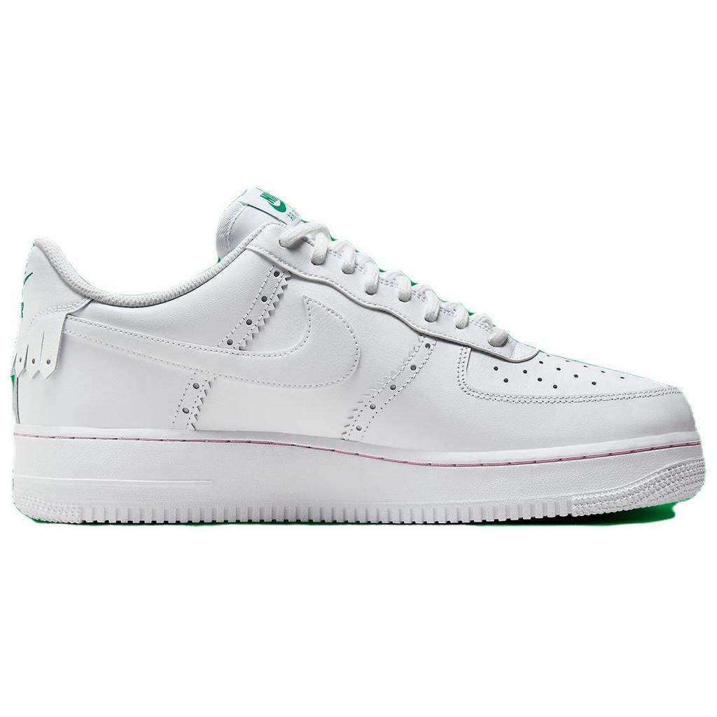 Nike Air Force 1 07 LV8 The Masters Back 9 Collection Мужские кроссовки белые средне-мягко-розовые малахитовые HF1937-100