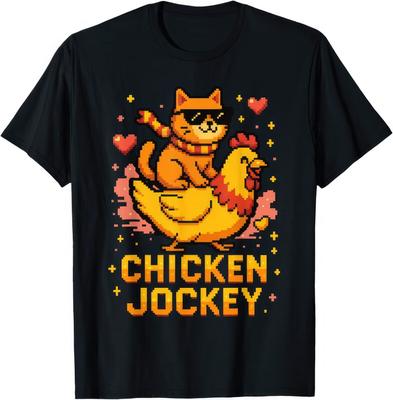 Chicken Jockey T Shirt T-Shirt Mens Kids