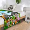 Jungle Animal Friends Plush Blanket Suitable All Seasons Soft Comfortable Sofa Office Nap Travel Birthday Gift Christmas Present