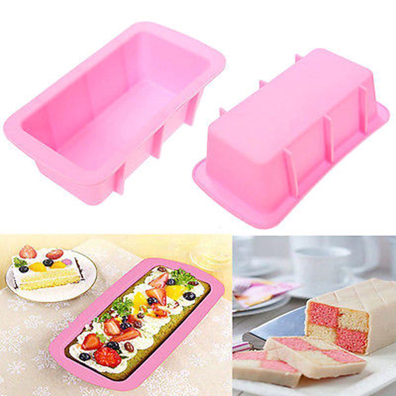 Прямоугольная силиконовая антипригарная форма для хлеба, торта, формы для выпечки, форма для духовки