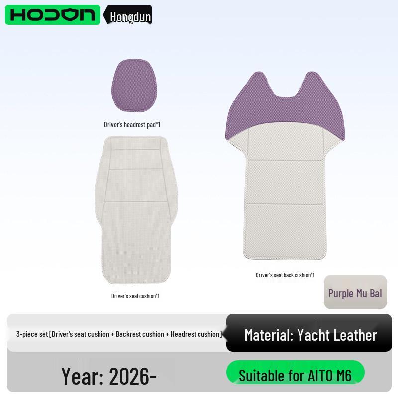 All-Season Ventilated Seat Cushion for AITO M6 - Breathable Interior Cover.