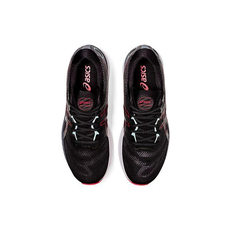 Asics Мужские кроссовки Gel Nimbus 23 2E Wide Black Electric Red 1011B006-007