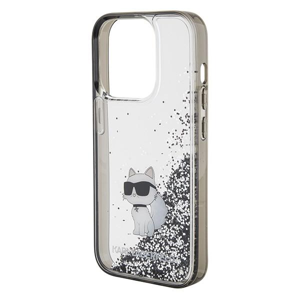Etui do iPhone 15 Pro Max Karl Lagerfeld Liquid Glitter Transparentne