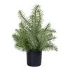 Mini Artificial Christmas Tree Desktop Decor Plastic Pine Branches Holiday Tabletop Ornament Home Office