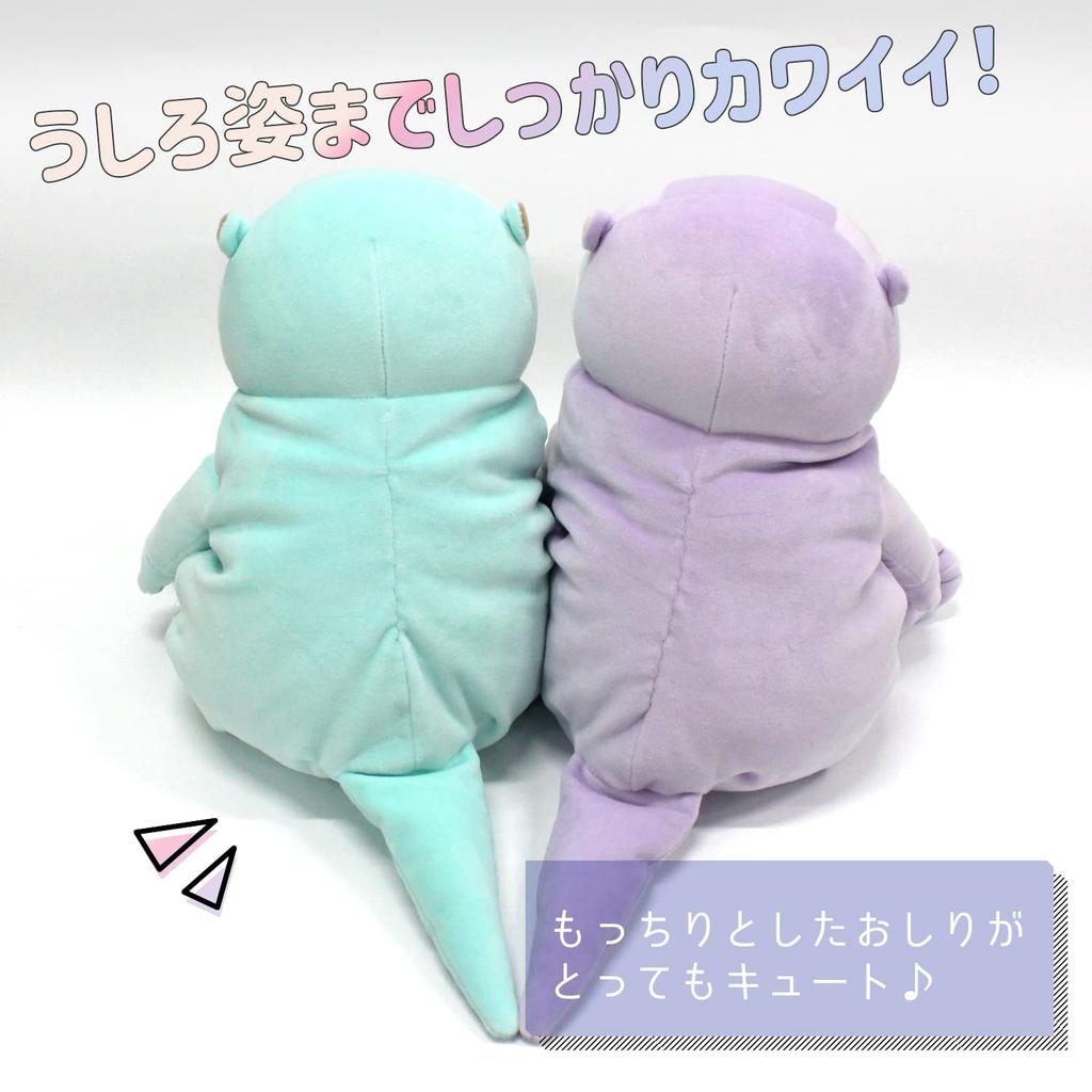 Shinada Global Mochi Series Mochi Otter Pastel Lavender 22 x 22 x 30 см Мягкая игрушка-выдра (L) МОКВ-0350ПЛ
