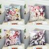 Чехол для подушки Puella Magi Madoka Magica для автомобиля, дивана, декоративный для дома, двусторонний принт, плюшевая квадратная декоративная подушка, наволочка