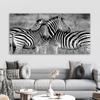 Постеры и принты в виде зебры, холст с изображением животных, черно-белые картины, настенное искусство для гостиной, домашний декор, современный куадрос