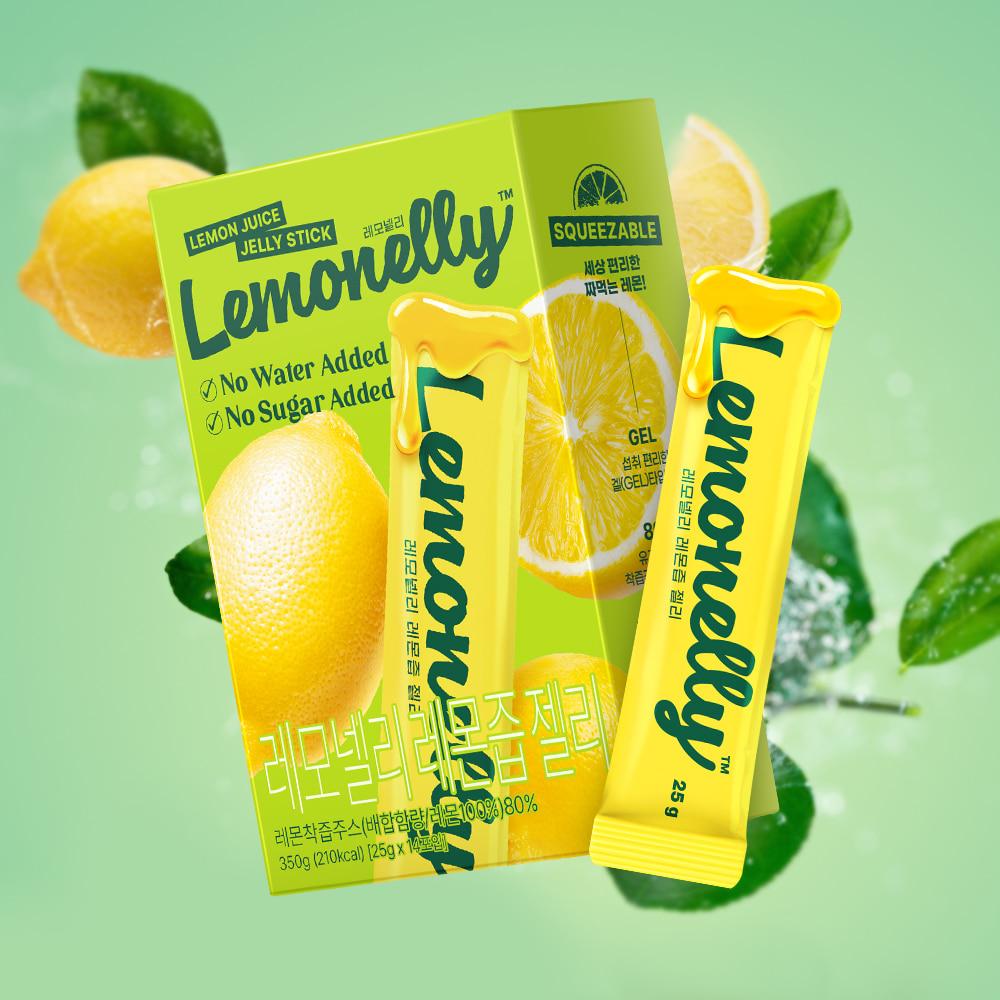 1 box of 14 Bottu Lemonelli Lemon Juice Jelly