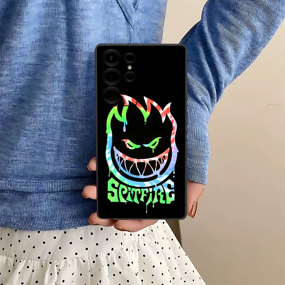 Модный Чехол для Телефона Скейтборд S-Spitfire Для Samsung S 24 Fe 25 Ultra Plus 20 Lite 21 30 22 23 24 22 Ultra 5G Fundas