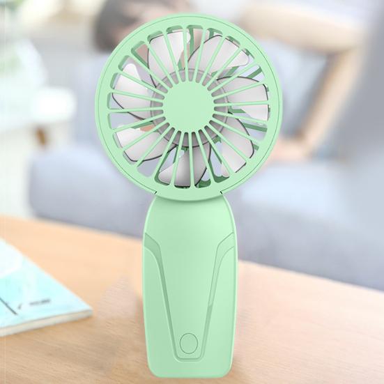 Маленький персональный вентилятор с регулируемой скоростью, сильный воздушный поток, низкий уровень шума, перезаряжаемый через USB, компактный портативный охлаждающий вентилятор