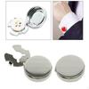 2 Men Cufflinks Round for Dress Shirts Wedding Formal Novelty Gifts