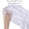 20Pcs Ribbon Wands Wedding Streamers Stick Fairy Wand Photo Props Decorations
