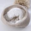 Women's Warm Knitted Hat Korean Style Versatile Plus Velvet Thickened Windproof Ear Protection Wool Hat