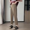 Drainpipe Style High Waisted Loose Fit Trousers for Women