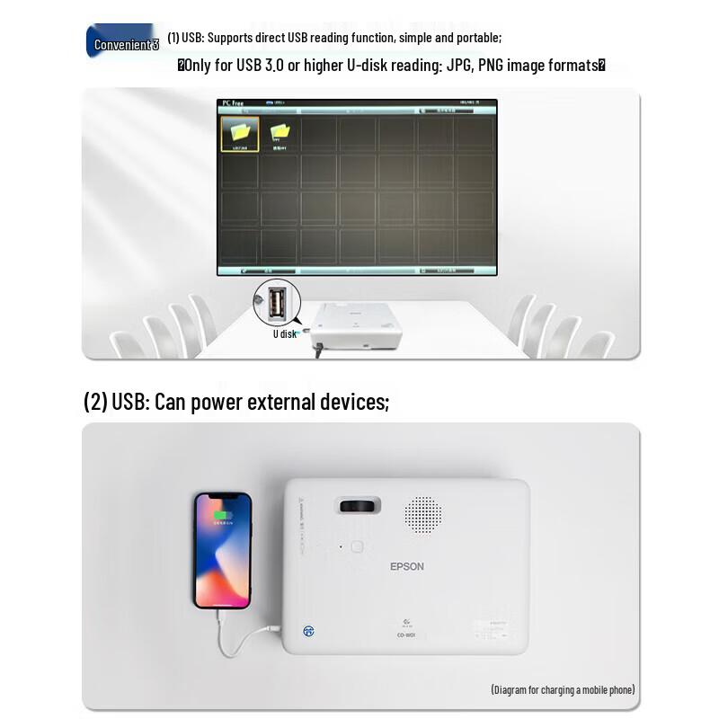 EPSON CO-W01 Office Projector (CN version)