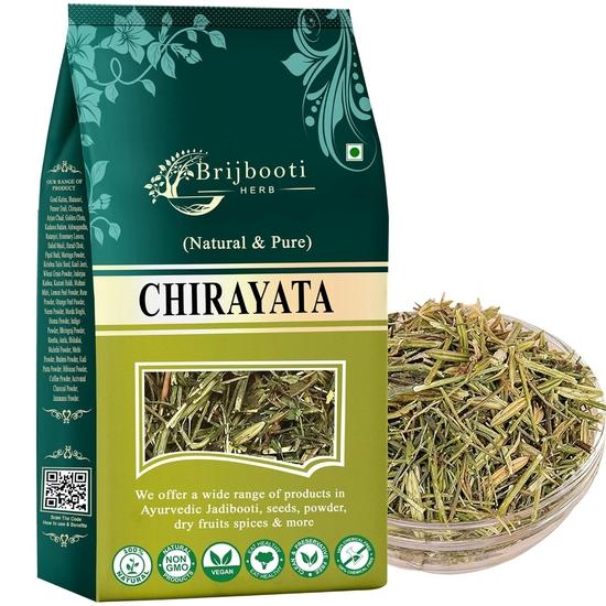 Birju Mahavir 100 Gr Chirayata - Bitterstick - chirata, Natural, 100 gram (BMKB-218)