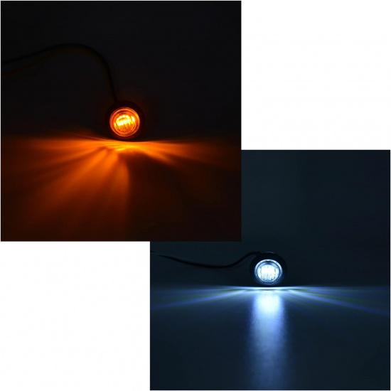 Универсальный комплект поворотников и гудка для квадроцикла UTV SXS, дорожный комплект, рулевой переключатель на большой палец со светодиодной подсветкой, реле-вспышка, система проводки поворотников (Комплект N)