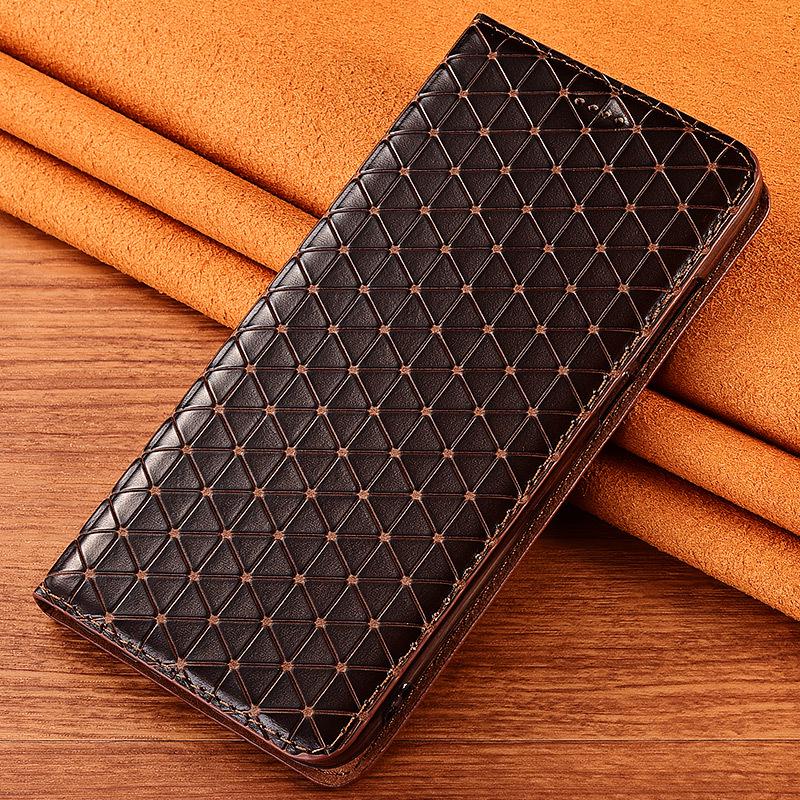 Чехол-книжка из натуральной кожи для OPPO Find X8 Pro для X7 Ultra, X6 и X5