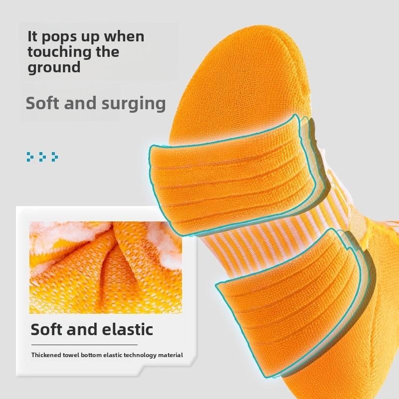 Men's New Towel Bottom Running Sweat Absorbing Warm Thickened Professional Ski Sports Socks
