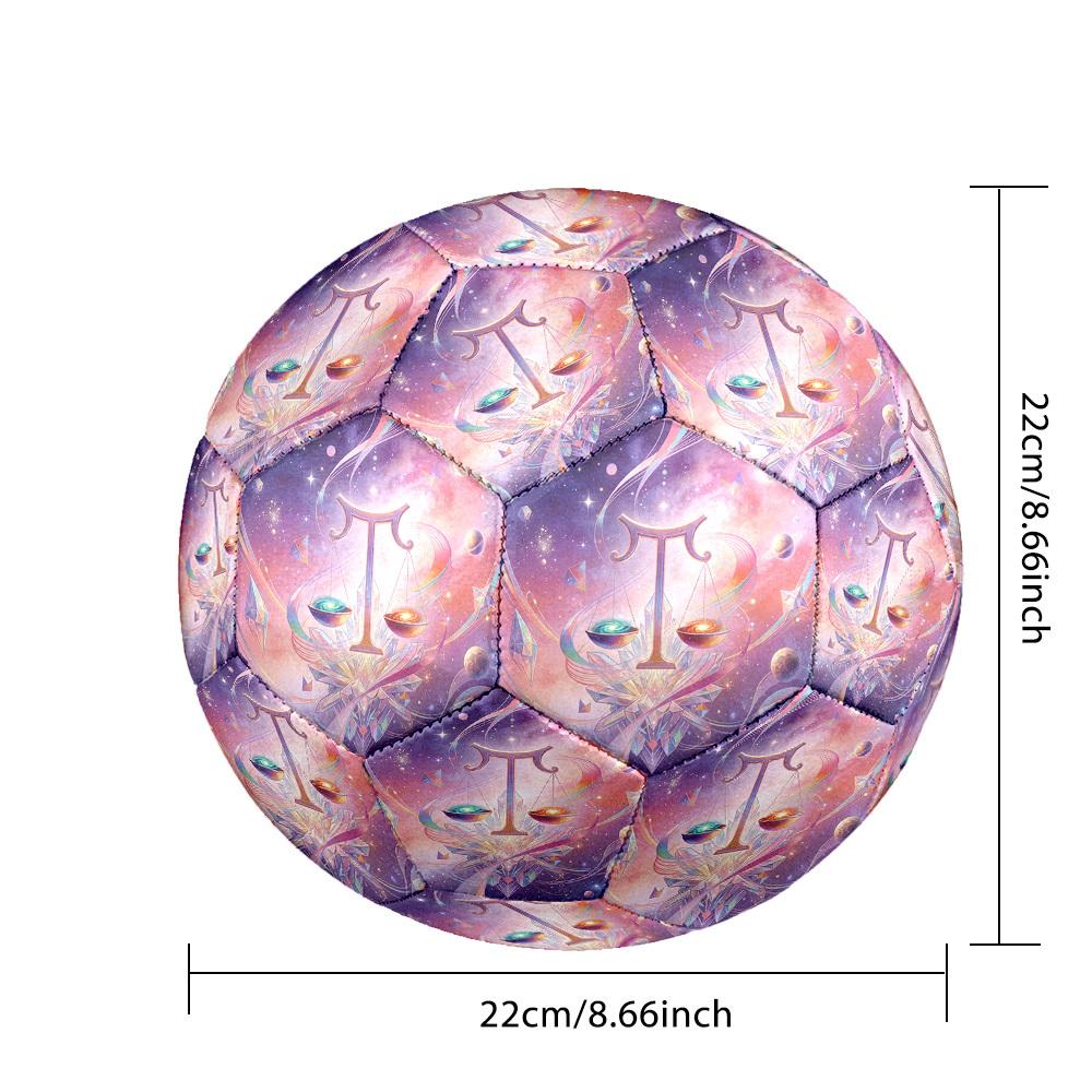 1pc Cosmic Balance Theme Soccer Ball Football, Size 5, Lightweight PVC, Durable Outdoor Training Soccer Ball, Gift m61489