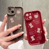 Soft Silicone Square Ladder Printing Pattern Phone Casing Full Cover Camera Shockproof Protection Rubber Case for iPhone Infinix Tecno OnePlus