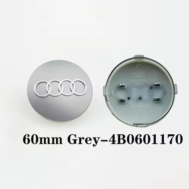 4ocs For qaz23 A1 A3 A4 A5 A6 A7 4pcs 60/61/68/69mm Car Wheel Center Hub Cap Rim Cover C7 C6 C5 B5 B6 B7 B8 B9 D3 Q3 Q5 Q7 TT