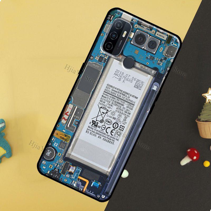 Плата материнской платы для OPPO F5 F7 A52 A72 A1K A5S A15 A83 A91 A31 A53 A9 A5 2020 Reno 4 Pro 2Z Чехол для телефона