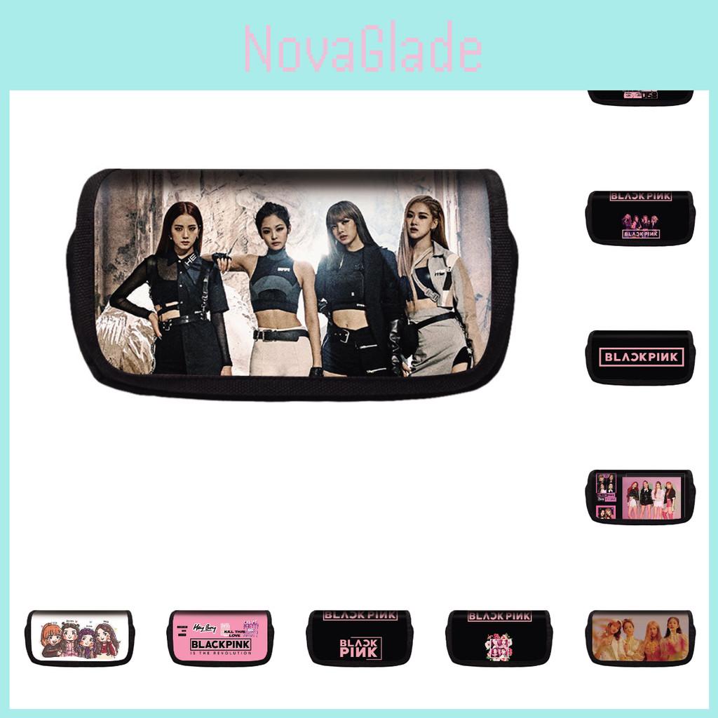 Стильная двойная сумка-пенал Blackpink большой вместимости, подарок для ребенка, студента