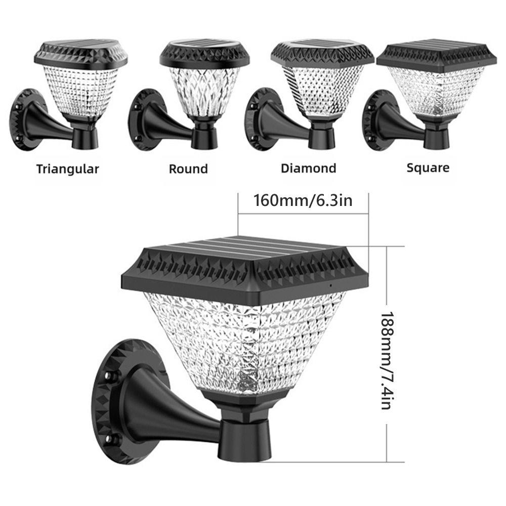 LED Lighting Outdoor Wall Light Solar Powered Staircase Light Simple Corridor Lamp  Yard Lighting