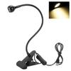 Usb Led Clip On Desk Lamp Reading Book Light Clip-on Night Lights Gooseneck Table Study Read 5v Cold White 360°clip-on For/table