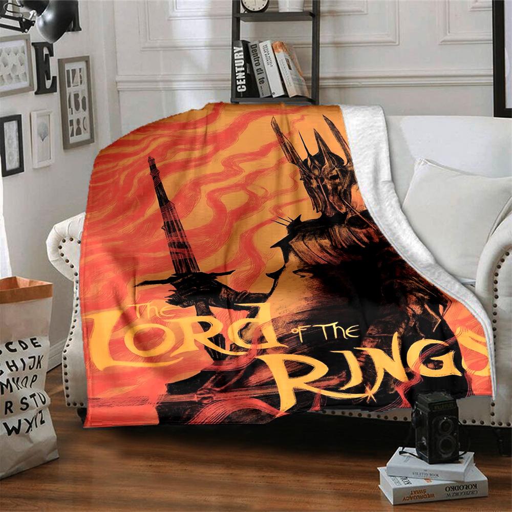 Lord Rings Blanket Durable Comfort Perfect for Livingroom Office Chair Couch Four Seasons Multipurpose Modern