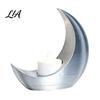 Exquisite Holiday Gift Crescent Moon LED Candle, Decorative Electronic Candle for Eid Al-Fitr Home Islamic Festival Ornament Table Decor, Battery