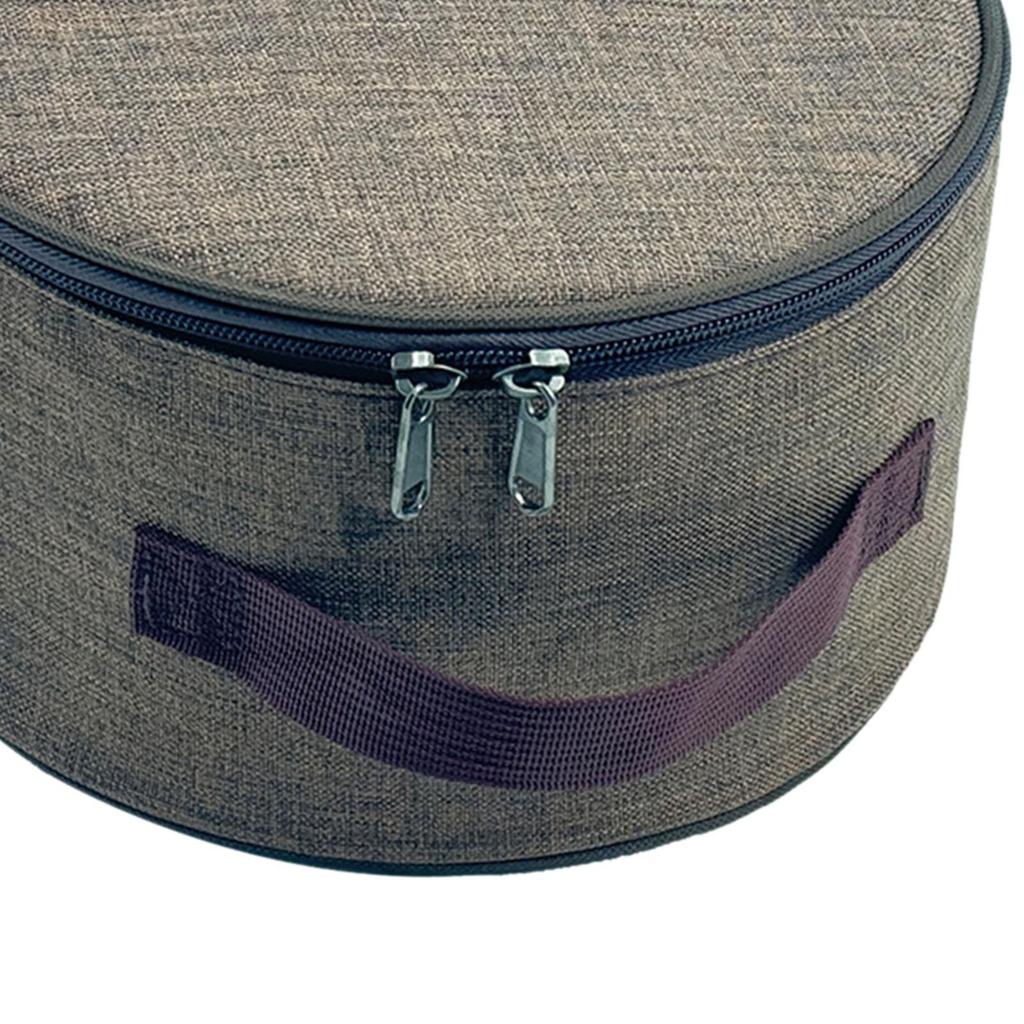 Foldable Fan Storage Bag Portable Camping Gear Organizer Dustproof Makeup Bag