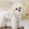 Spring and Summer Teddy Bigbear Bigfoot Pet Clothing Thin Breathable Striped Skirt Small Dog Cat Dog Clothing