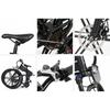 SAMEBIKE Electric Mountains Bike,500W Brushless Motor with Shimano 21 Speed,Folding E-Bike,
