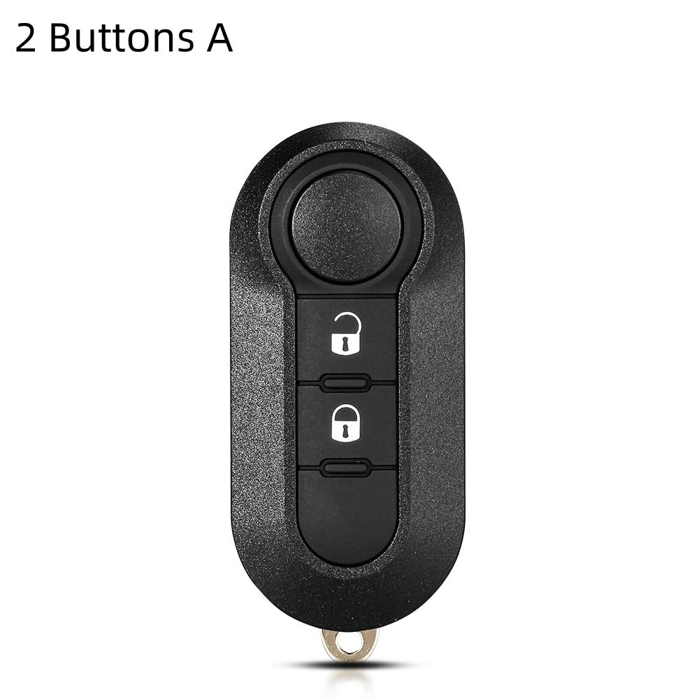 2/3 кнопки откидной складной чехол для дистанционного ключа чехол для брелоков для FIAT 500 Panda Punto Bravo автосигнализация без ключа SIP22 Blade