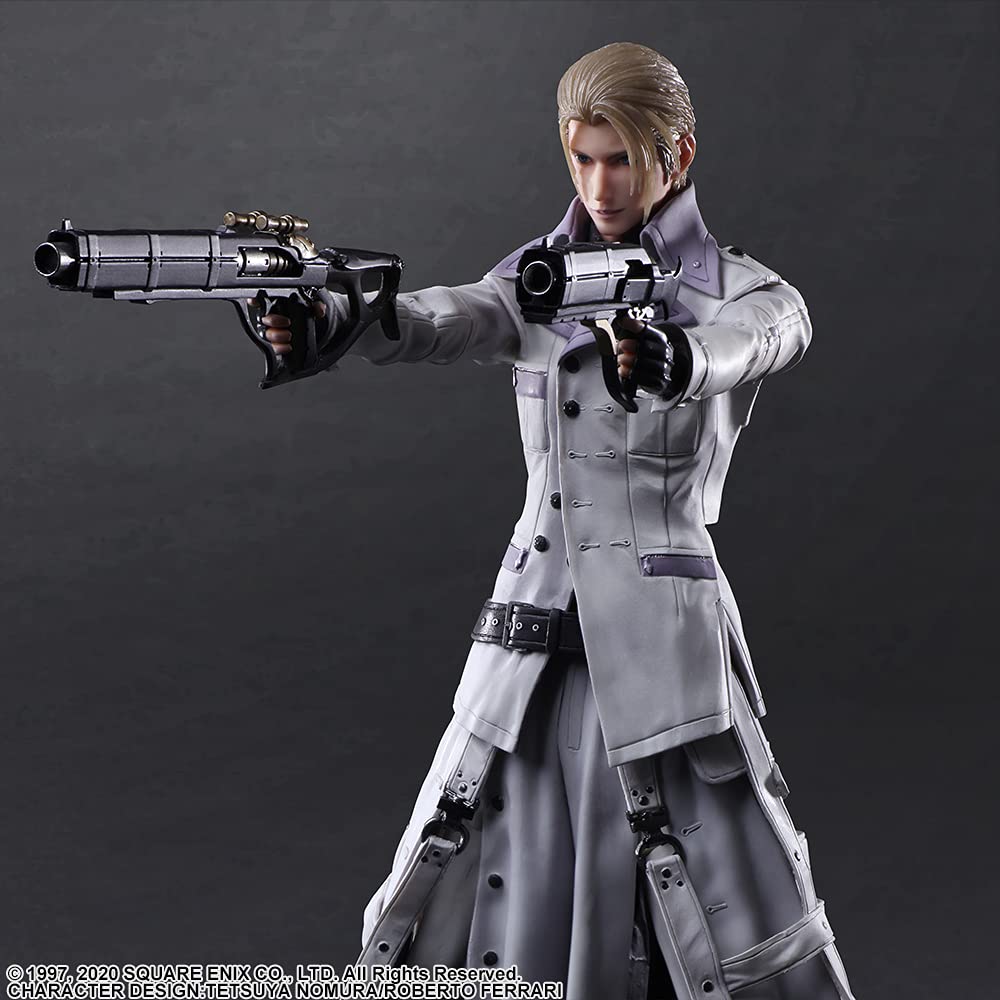 Final Fantasy VII Remake PLAY ARTS Kai Руфус Шинра ПВХ Раскрашенная Фигурка Действия
