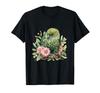 Kakapo Parrot Tropical Animal Art Floral Kakapo Bird Lover T-Shirt
