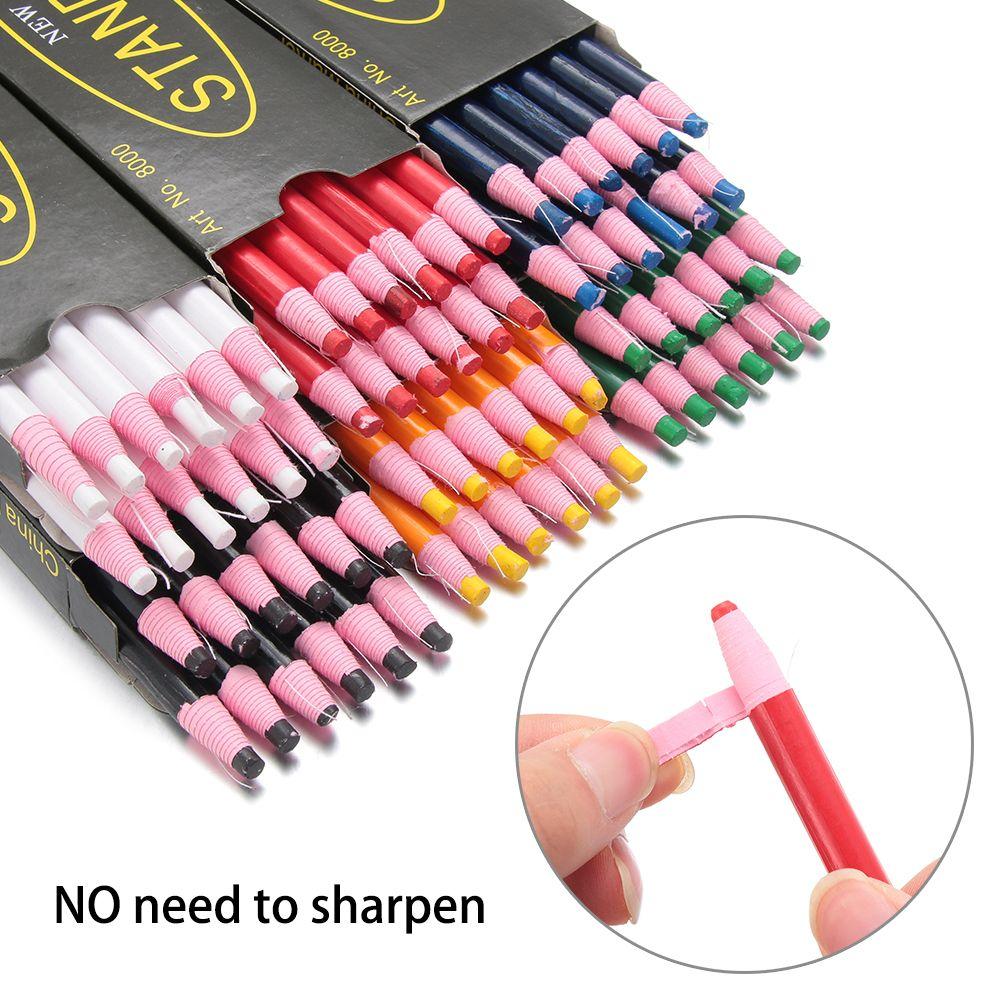 12PCS Craft Sewing Accessories Erasable Dressmaker Supplies Garment Pencil Tailor Chalk Marker Pen