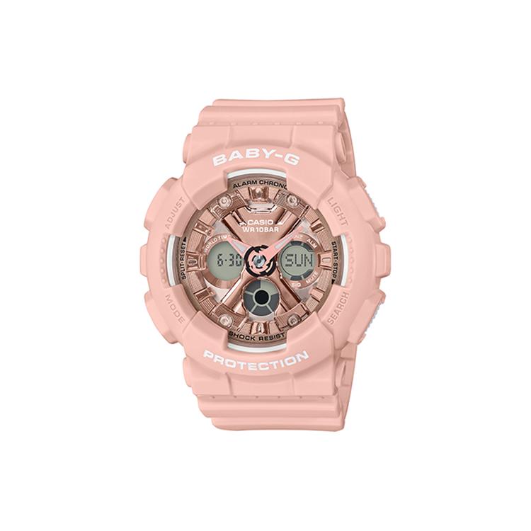 Casio Женские часы BABY-G Розовые BA-130-4APRD BA-130-4APRD