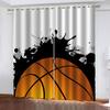 Готовые шторы дешевые 3D спортивные баскетбольные шторы Blakout, детские комплекты для оформления окон, шторы для спальни и гостиной