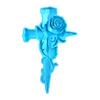 Wall Art Decor Mold,Crucifix Silicone Resin Mold Rose Cross-Epoxy Casting Mold for DIY Wall Hangings,Home Decorations