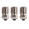 3 Pcs 3D Printer Nozzle Hardened Steel Ni Plating High Temperature Proof Extruder Hotend Nozzle for