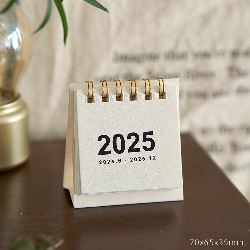 Календарь 2026/2025/2024 Простой Мини Настольный Календарь Каваи Список Дел Ежедневное Расписание Настольный Планировщик Канцелярские Принадлежности для Дома и Офиса