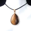 Factory Price High Quality Crystal Stone Water Drop Pendant Amethyst Tiger Eye for DIY Necklaces Jewelry Making