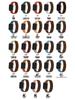 Двухцветный магнитный кожаный ремешок для Apple Watch Series SE/765432